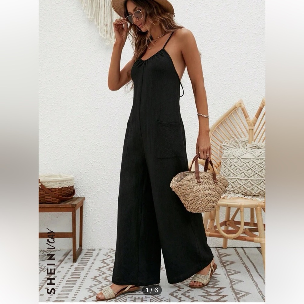 Black jumpsuit